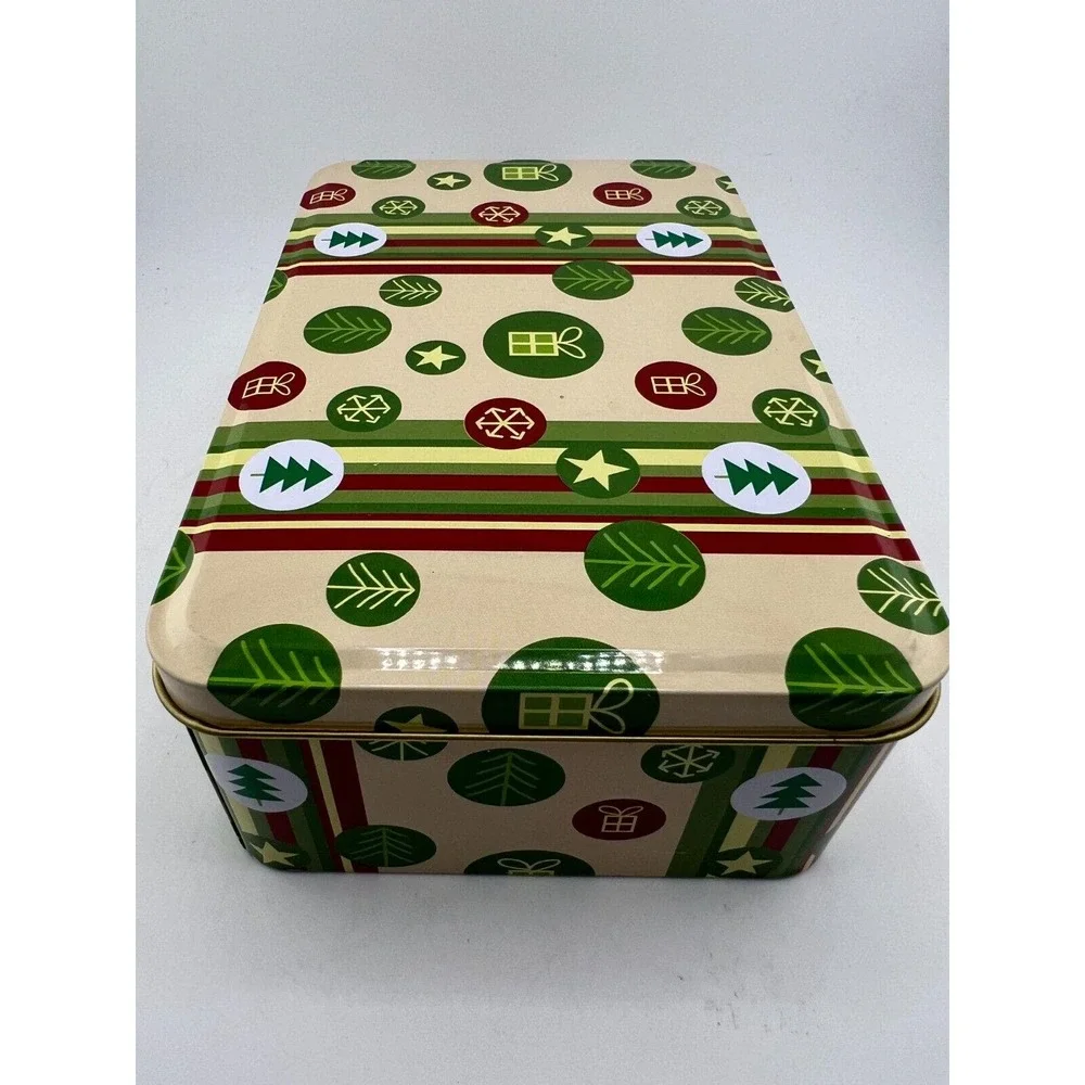 Vintage Christmas‎ Holiday 2 Lbs Cookie Gift Tin